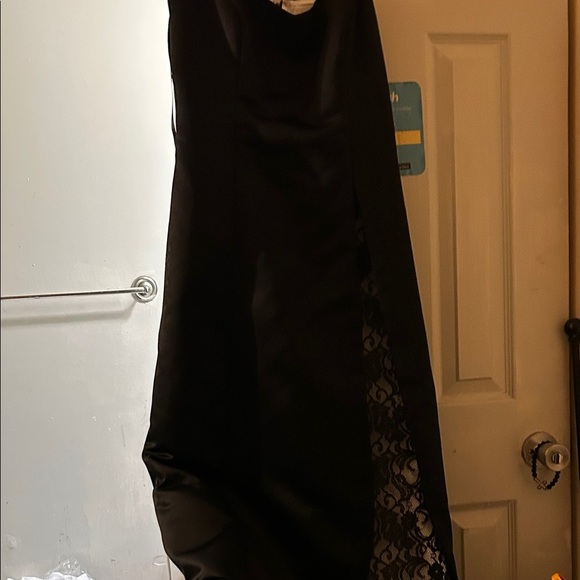 Betsy & Adam Black Lace Wedding Dress - Picture 1 of 4